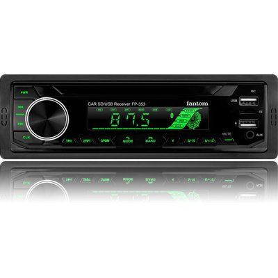 Автомагнітола FANTOM FP-353 Black/Multicolor 58601 фото