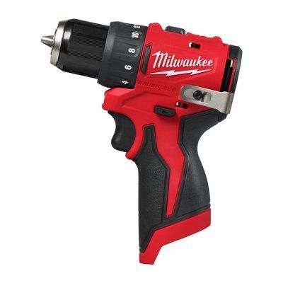 Дриль-шуруповерт акумуляторний безщітковий MILWAUKEE, M12 BLDDRC-0, 40Нм (каркас, кліпса для ременя, картонне пакування) 4933499683 фото