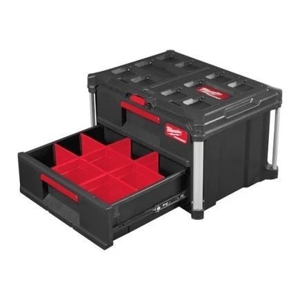 Ящик для інструменту з 2 висувними відсіками MILWAUKEE PACKOUT DRAWER BOX 4932472129 4932472129 фото