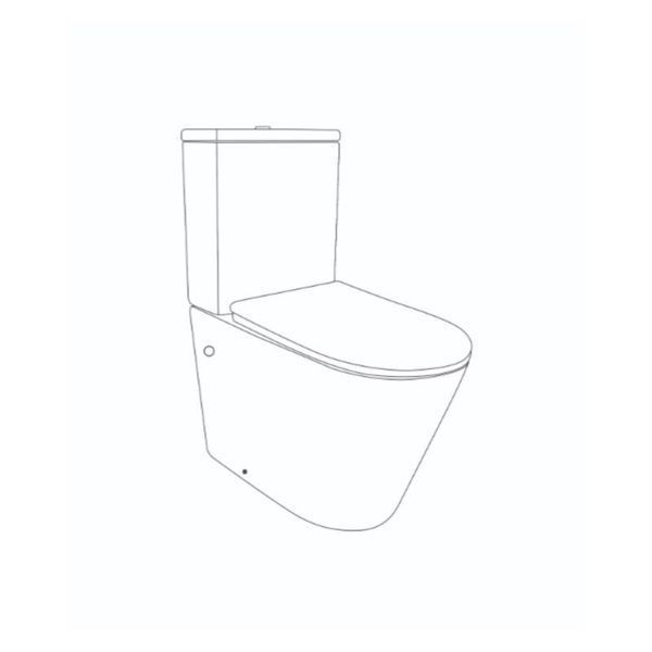 Унітаз підлоговий Qtap Swan Ultra Quiet з сидінням Soft-close 640x360x835 мм QT16222182TW White SD00053263 фото