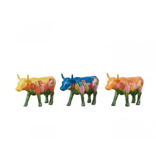 Набір колекційних статуеток Cow Parade Art Pack tulips 10 х 6 см 46606 46606 фото