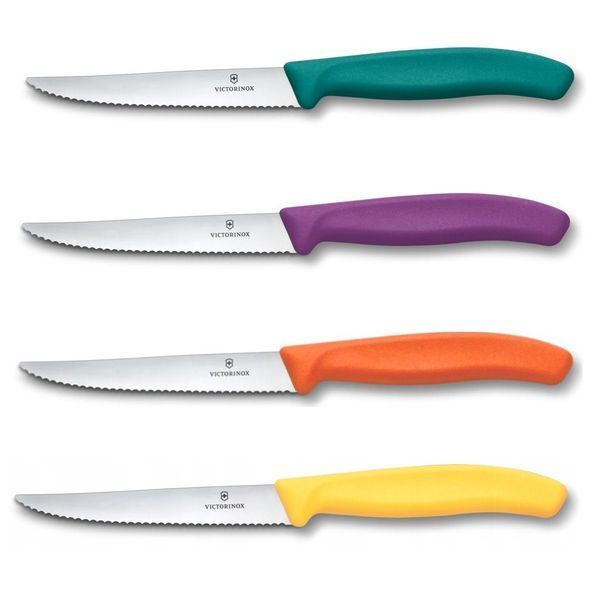 Набір кухонних ножів Victorinox Swiss Classic Cutlery Block Steak Pizza 5 пр 6.7126.4C1 6.7126.4C1 фото