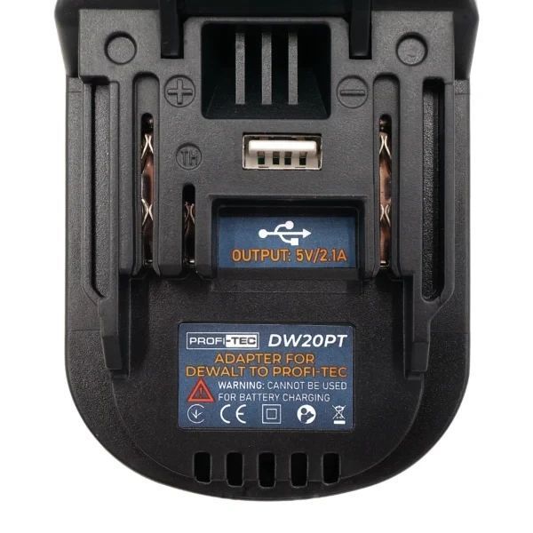 Адаптер PROFI-TEC DW20PT, з батареї DeWalt/Milwaukee на інструмент PROFI-TEC (Maketa) 006765P фото
