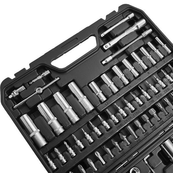 Професійний набір інструментів в кейсі Winso Pro 1/2", 1/4" 72 T, CR-V, 94од. 924094 924094(L) фото