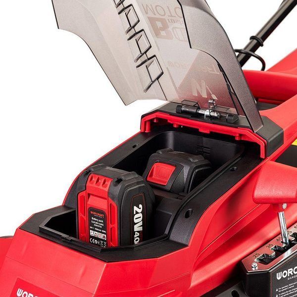 Акумуляторна безщіткова газонокосарка WORCRAFT CLM‑S40LiBL 13278W фото