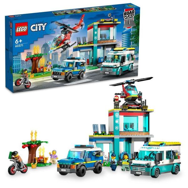 Конструктор LEGO City Центр управління рятувальним транспортом 60371L фото