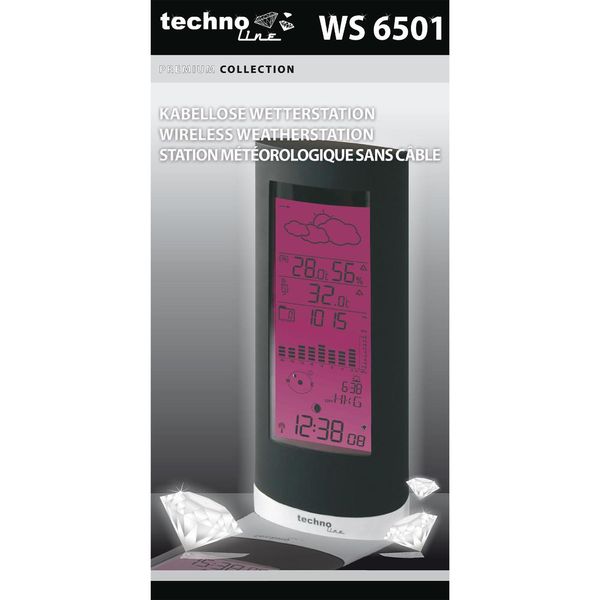 Метеостанція Technoline WS6501 Black Metall (WS6501) DAS302364 фото
