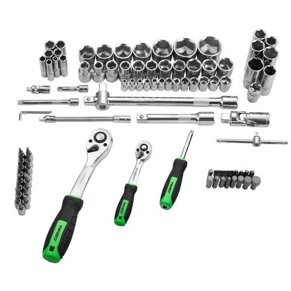 Професійний набір інструментів в кейсі Winso Pro 1/2", 1/4" 72 T, CR-V, 94од. 924094 924094(L) фото