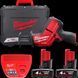 Пила шабельна акумуляторна MILWAUKEE M12CHZ-402C M12 (зарядний пристрій , 2 акумулятори, кейс)