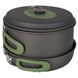 Набір посуду Bo-Camp Explorer 3 Pieces Hard Anodized Grey/Green (2200239) DAS302732 фото 2