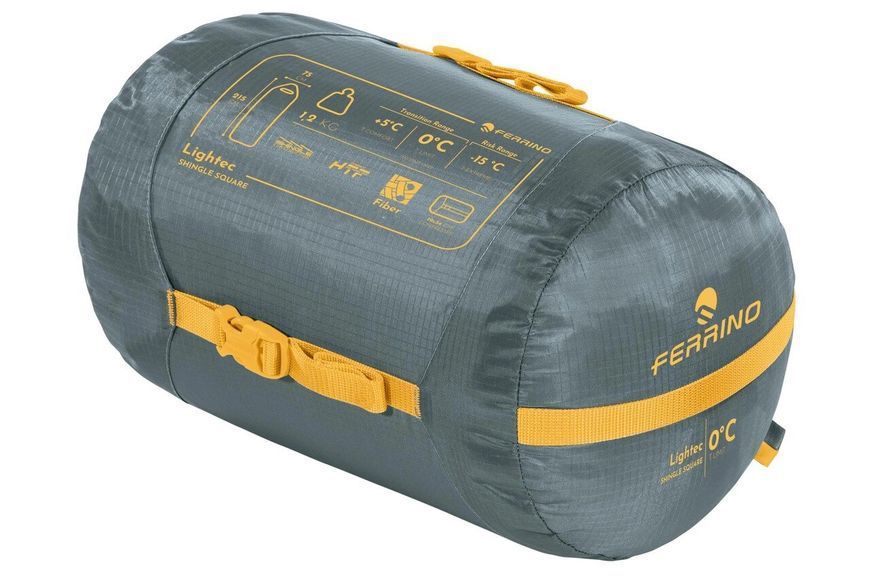 Спальний мішок Ferrino Lightech Shingle SQ 0&deg;C Dark Green Left (86266RVVS) 932331 фото