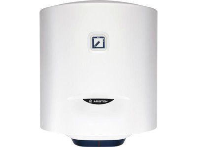Водонагрівач електр. Ariston круглий BLU1 R PL DRY, 50л, 1,5кВт, сухий тен, мех. кер-ння, C, Італія, білий 3201453 фото