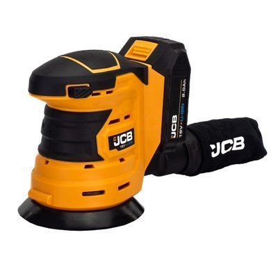 Акумуляторна ексцентрикова шліфувальна машина JCB Tools JCB-18OS-B-E 57239(for) фото