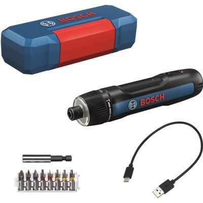 Акумуляторна викрутка (шуруповерт) Bosch GO 3 (8-pcs bit set, bit holder, USB-C cable, Mini Case, in Carton) 06019H2201 06019H2201 фото