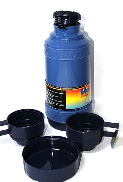 Термос Mega SO100CDBS, 1 л, синій 0717040102761BLUE фото