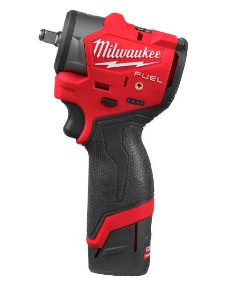 Гайковерт акумуляторний 3/8'' MILWAUKEE з кільцем M12 FSCIWF38-252X, 305Нм (зарядний пристрій, 2 акум. Х 2,5Аг, HD кейс) 4933498970 фото