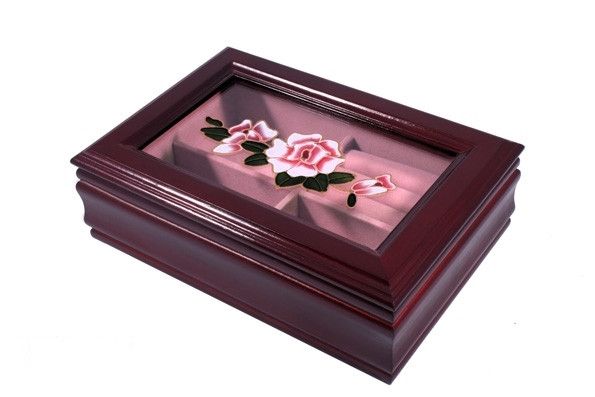 Скринька для прикрас King Wood з трояндою JF-K1350C фото