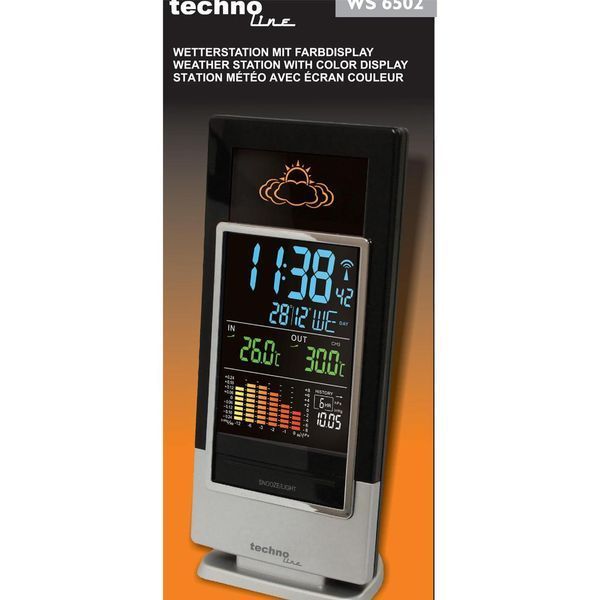 Метеостанція Technoline WS6502 Black/Silver (WS6502) DAS301781 фото