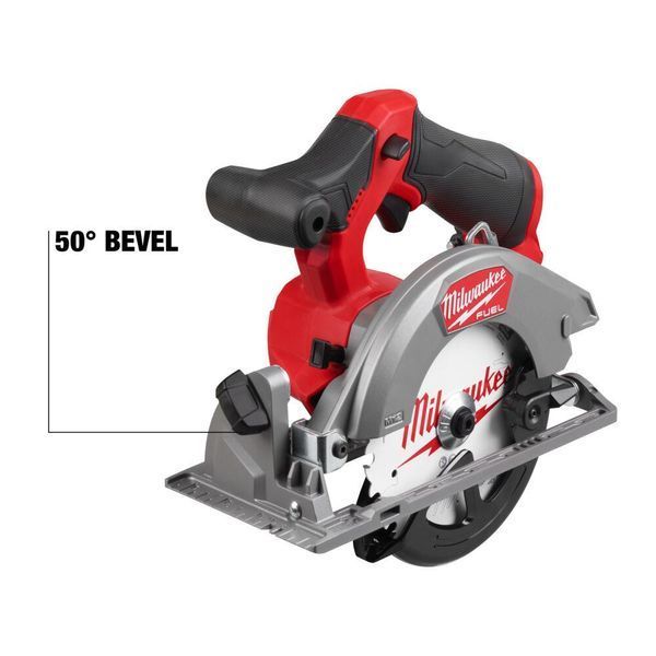 Пила дискова ручна акумуляторна безщіткова MILWAUKEE, M12 FCS442-0, діаметр 140мм (каркас, диск, картонне пакування) 4933493488 фото