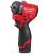 Гайковерт акумуляторний 3/8'' MILWAUKEE з кільцем M12 FSCIWF38-252X, 305Нм (зарядний пристрій, 2 акум. Х 2,5Аг, HD кейс) 4933498970 фото 3