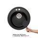 Кухонна мийка Lidz D510/200 BLM-14 (LIDZBLM14D510200) SD00043321 фото 3