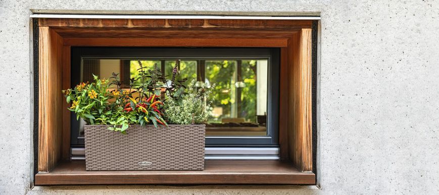 Вазон Lechuza Balconera Cottage 50, пісочно-коричневий 15446 фото