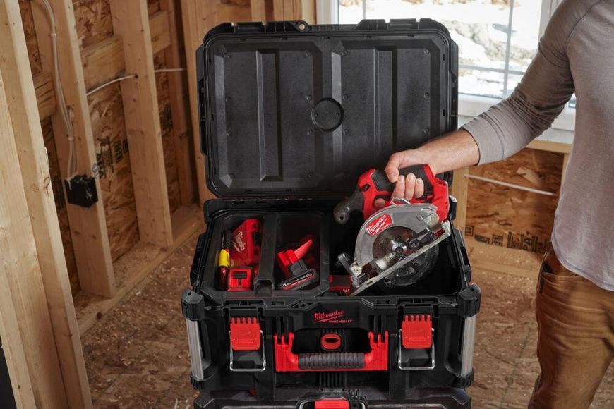 Пила дискова ручна акумуляторна безщіткова MILWAUKEE, M12 FCS442-0, діаметр 140мм (каркас, диск, картонне пакування) 4933493488 фото
