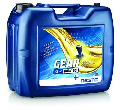 Олива трансмісійна NESTE Gear GL-4 80W-90, 20л (СТ-00017863) СТ-00017863 фото