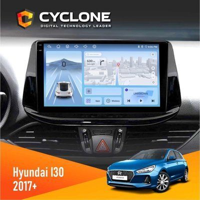 Штатна магнітола Hyundai i30 2017 Cyclone C9-012 4x64 DSP 4G НФ-00007875 фото
