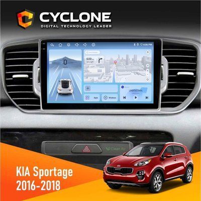 Штатна магнітола Kia Sportage 4 QL 2016-2018 CAN Cyclone C9-012 4x64 DSP 4G НФ-00007921 фото