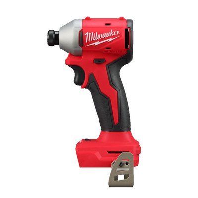 Шуруповерт ударний акумуляторний безщітковий 1/4" HEX MILWAUKEE, M18 BLIDR-0, 190Нм (каркас, кліпса для ременя, картонне пакуван 4933000199 фото