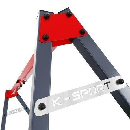 Каркас для гойдалки K-SPORT КSОZ015, 247 х 164 х 206 см - сіро-червоний KS-215 фото