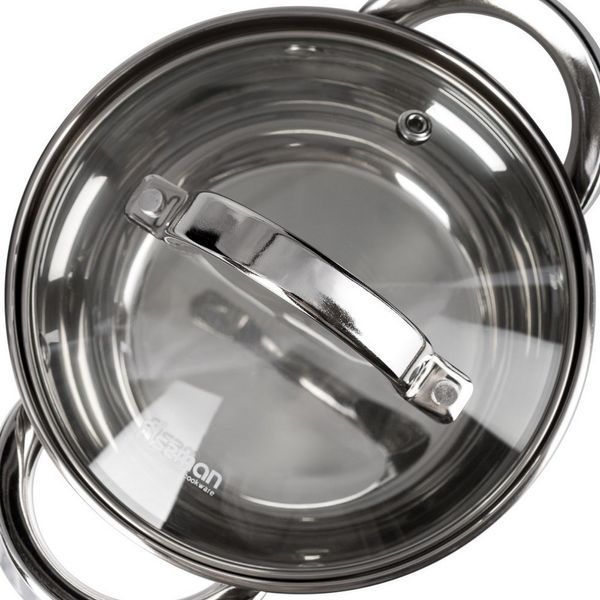 Каструля з кришкою Fissman Felina 14x8,5 см/1,3 л 5338 5338 фото