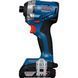 Акумуляторний безщітковий ударний гайковерт Bosch GDR 18V-215 + (2x18V 2.0Ah + 1хGAL 18V-20 + Кейс) 06019N2022 фото 3