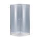 Душова кабіна Lidz Latwa SC90x90.SAT.LOW.GR, скло тон. 4 мм + Lidz Душовий піддон KAPIELKA ST90x90x15 SD00051436 фото 1