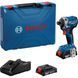 Акумуляторний безщітковий ударний гайковерт Bosch GDR 18V-215 + (2x18V 2.0Ah + 1хGAL 18V-20 + Кейс) 06019N2022 фото 1