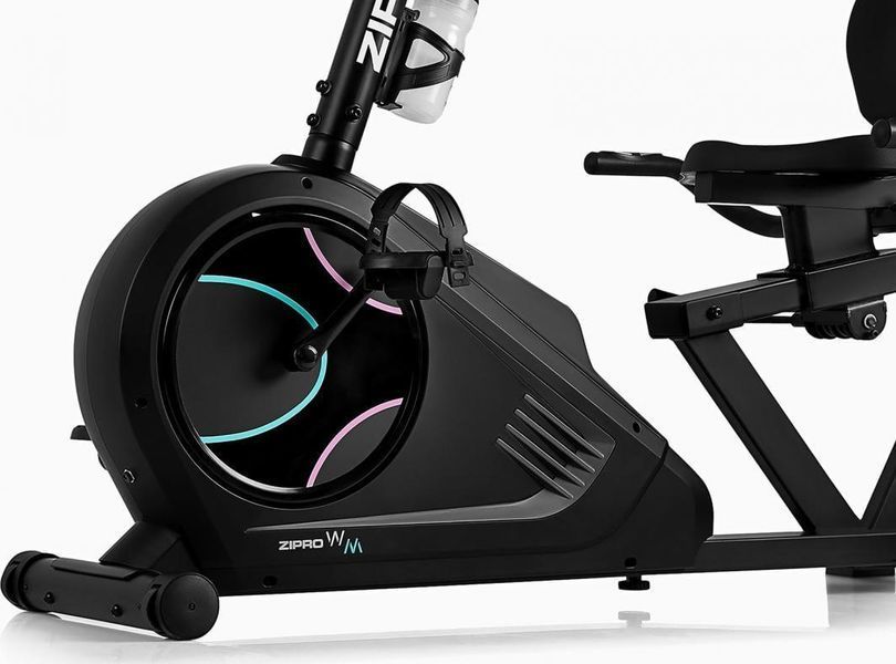 Велотренажер електромагнітний Zipro Iconsole+ Glow WM чорний 5901793678214 фото