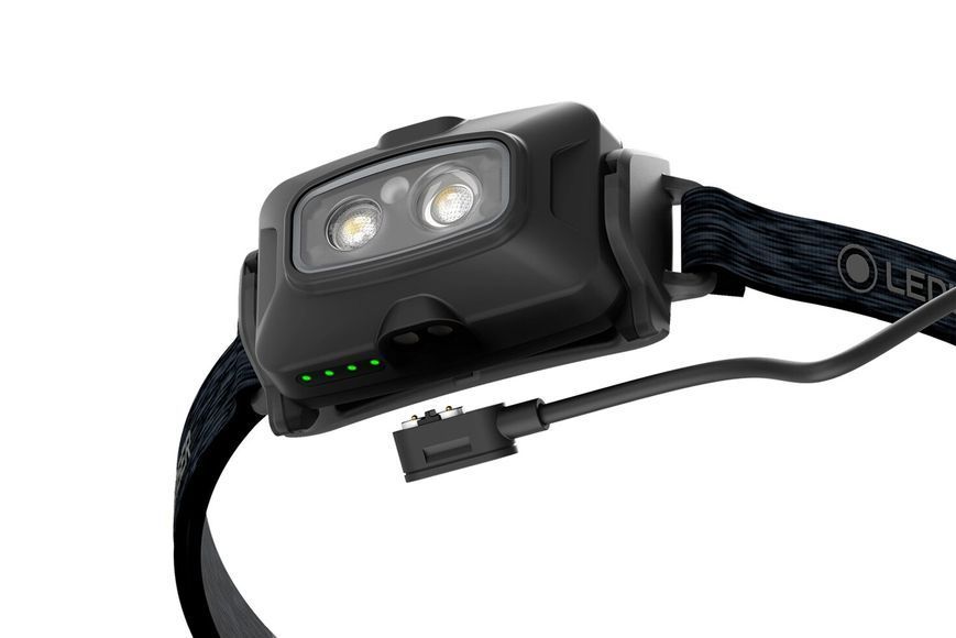 Налобний ліхтар LedLenser HF4R CORE , заряджається, з режимом червоного світла, 500/300/120/20 502790 фото