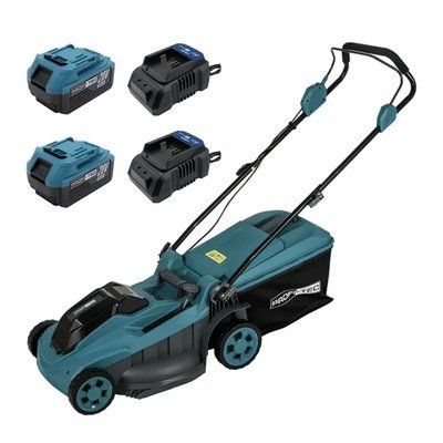 Акумуляторна газонокосарка PROFI-TEC EcoCut 43 Lite (2&times;PT2040EP (4.0 Аг), 2&times;зарядний пристрій) 007366P фото