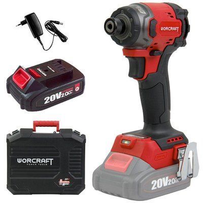 Акумуляторний безщітковий гвинтоверт ударний WORCRAFT CIS‑S20LiBM‑260 13274W фото