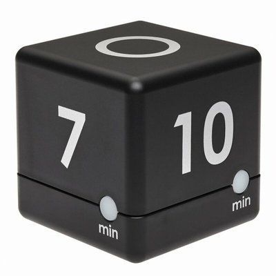 Таймер-куб цифровий TFA "CUBE-TIMER", чорний (38204001) 38204001 фото