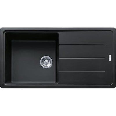 Мийка кухонна Franke Basis, фраграніт, прямокутник, з крилом, 970х500х200мм, чаша - 1, накладна, BFG 611-97, 114.0363.933 фото