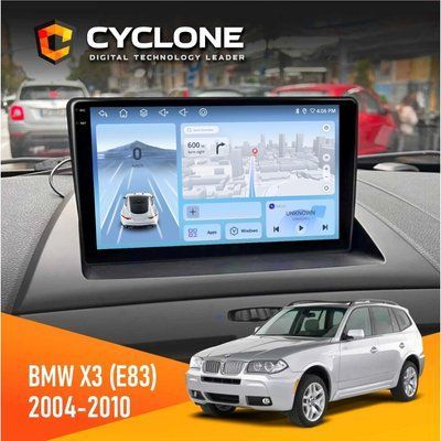 Штатна магнітола BMW X3 (E83) 2004-2010 Cyclone C9-012 4x64 DSP 4G НФ-00007810 фото