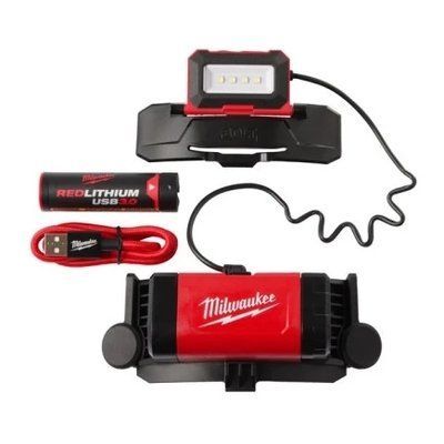 Ліхтар світлодіодний акумуляторний налобний (заряджання через USB) MILWAUKEE L4 BOLT HL-301 600 люмен 4933479902 фото