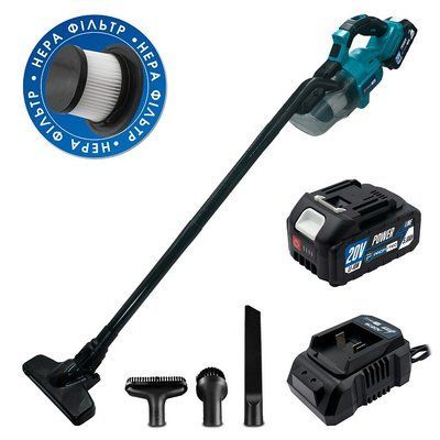 Акумуляторний пилосос PROFI-TEC PHV200BL POWERLine (2&times;PT2040MP (4.0 Аг), зарядний пристрій) 005709P фото