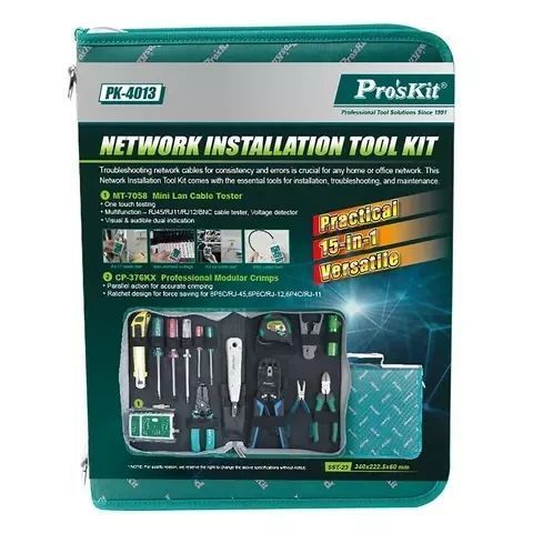 Набір інструментів Pro'sKit PK-4013 для телекомунікаційних мереж 873301(m) фото