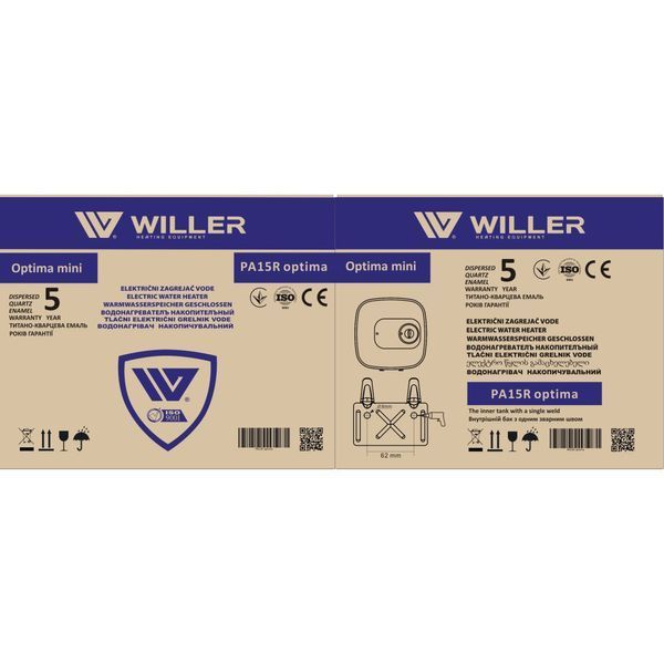 Водонагрівач WILLER PA15R New optima mini PA15R New optima mini фото