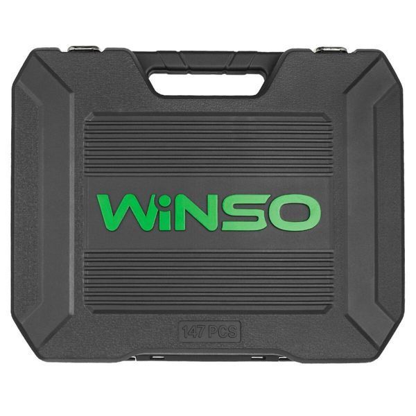 Професійний набір інструментів в кейсі Winso Pro 1/2", 1/4", 3/8" 72T, CR-V, 147од. 924147 924147(L) фото