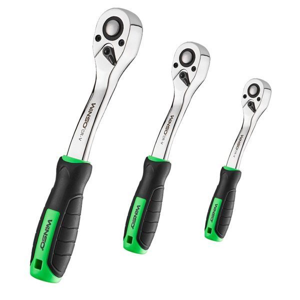 Професійний набір інструментів в кейсі Winso Pro 1/2", 1/4", 3/8" 72T, CR-V, 147од. 924147 924147(L) фото