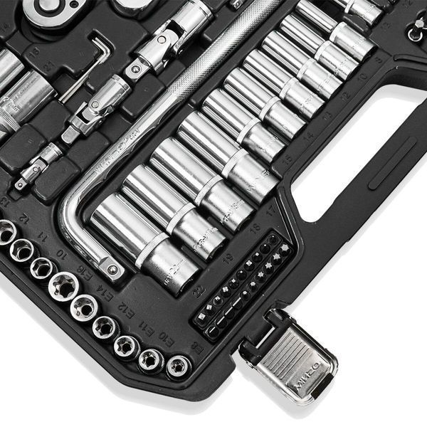 Професійний набір інструментів в кейсі Winso Pro 1/2", 1/4", 3/8" 72T, CR-V, 147од. 924147 924147(L) фото